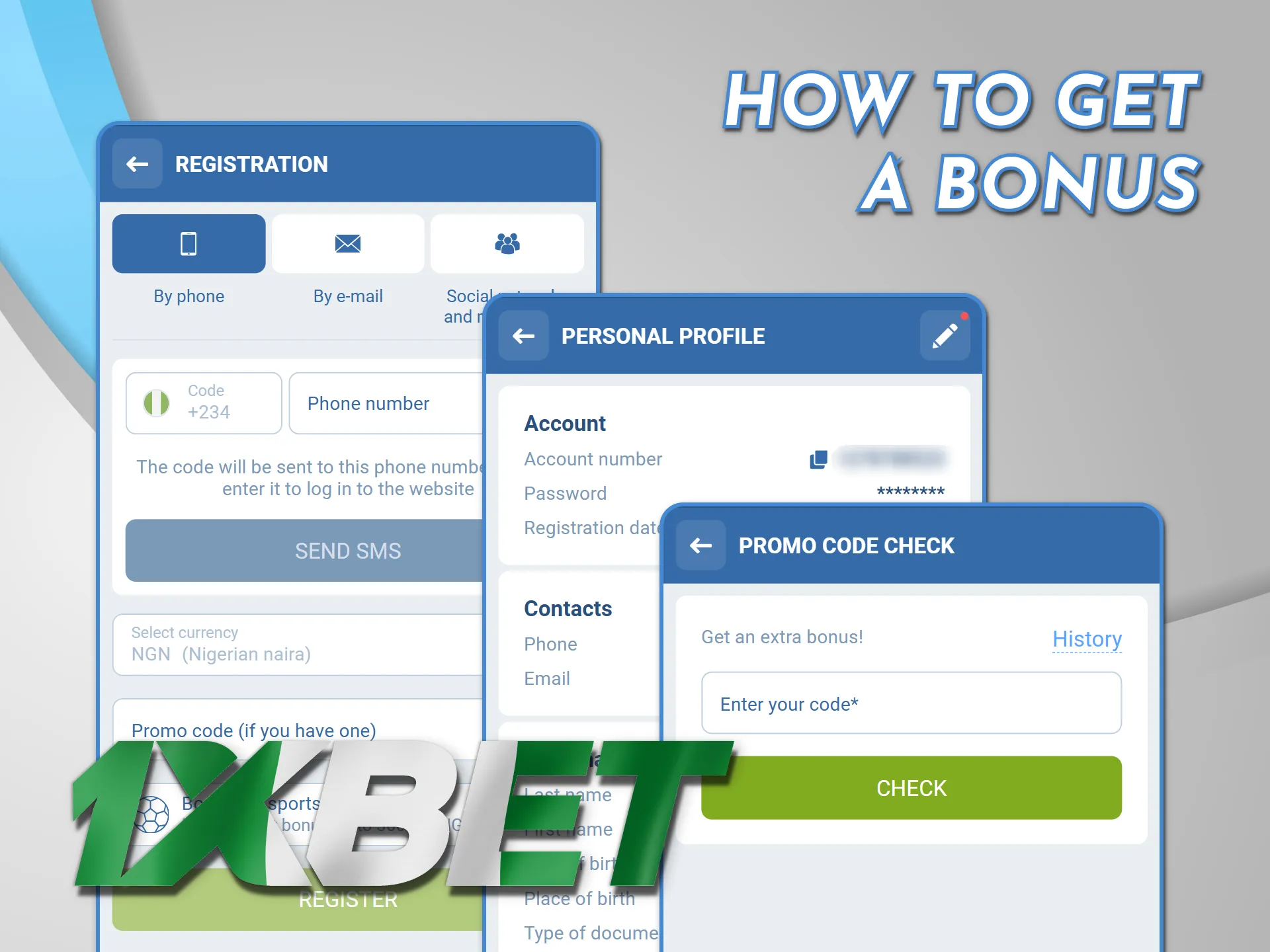 Sign up with 1xBet Nigeria official and get your bonus.